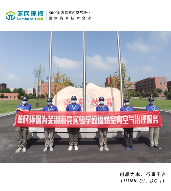 安徽芜湖海亮实验学校室内空气净化项目